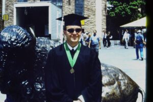 Graduation day for Kris at Cu Boulder